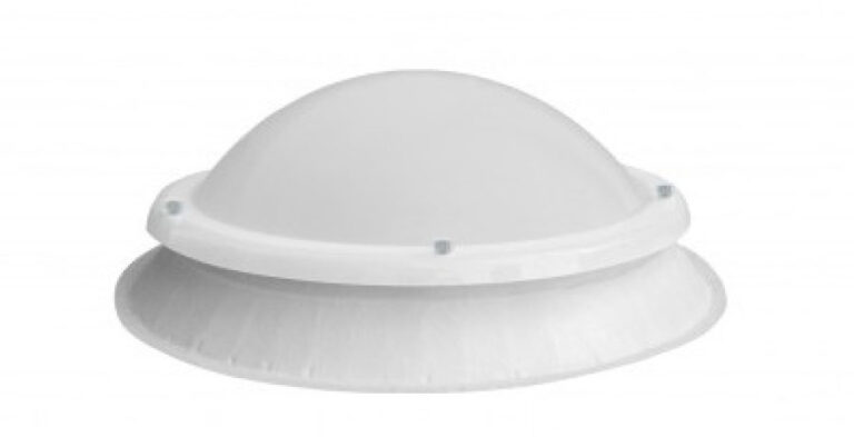 Claraboya con base circular en Castellón. Para techos de naves industriales o tejados en viviendas. Lucernarios. Translúcidos de policarbonato compacto, panel sándwich, celular y poliéster. Claraboyas. ficha técnica