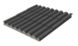 Paneles Sándwich TEJA NEGRO 9011 en Castellón